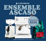Ensemble Ascaso Steel Duo Plus & Moulin Eureka Silenzio