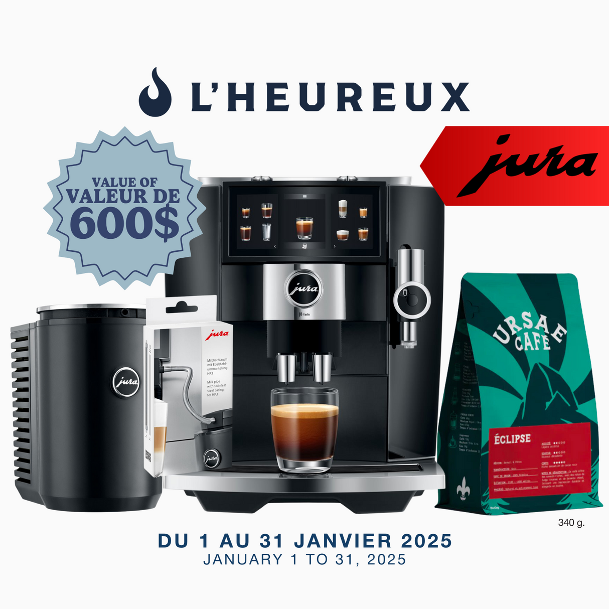 Jura - J8 Twin: Gifts with purchase