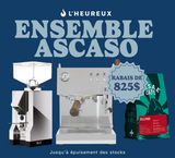 Ensemble Ascaso Steel Duo Plus & Moulin Eureka Silenzio