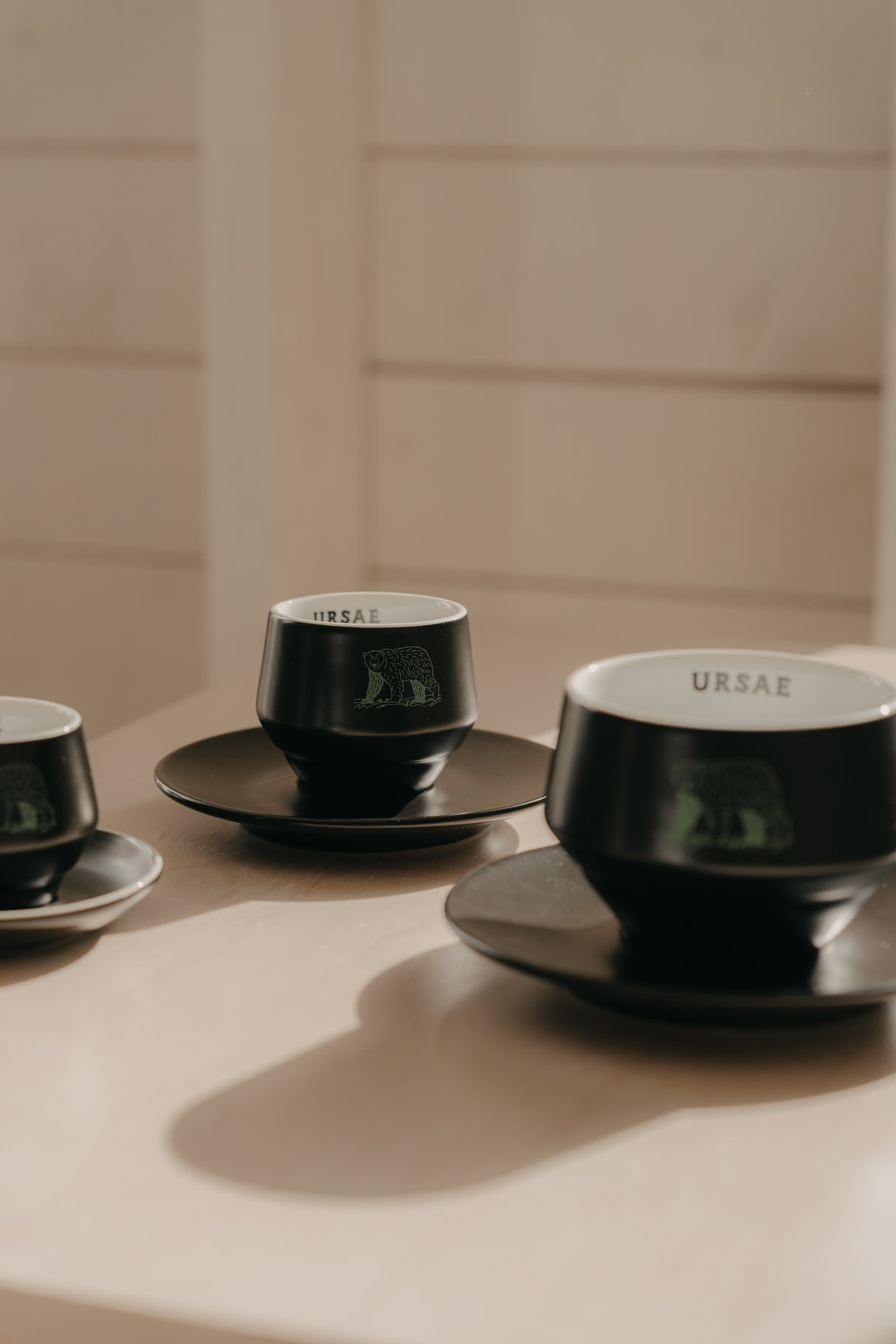 Ursae - Tasse à café Maniko avec soucoupe