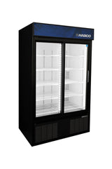 Habco ESM42-HC Refrigerator 2 Sliding Doors 47.5Lx31Px78H