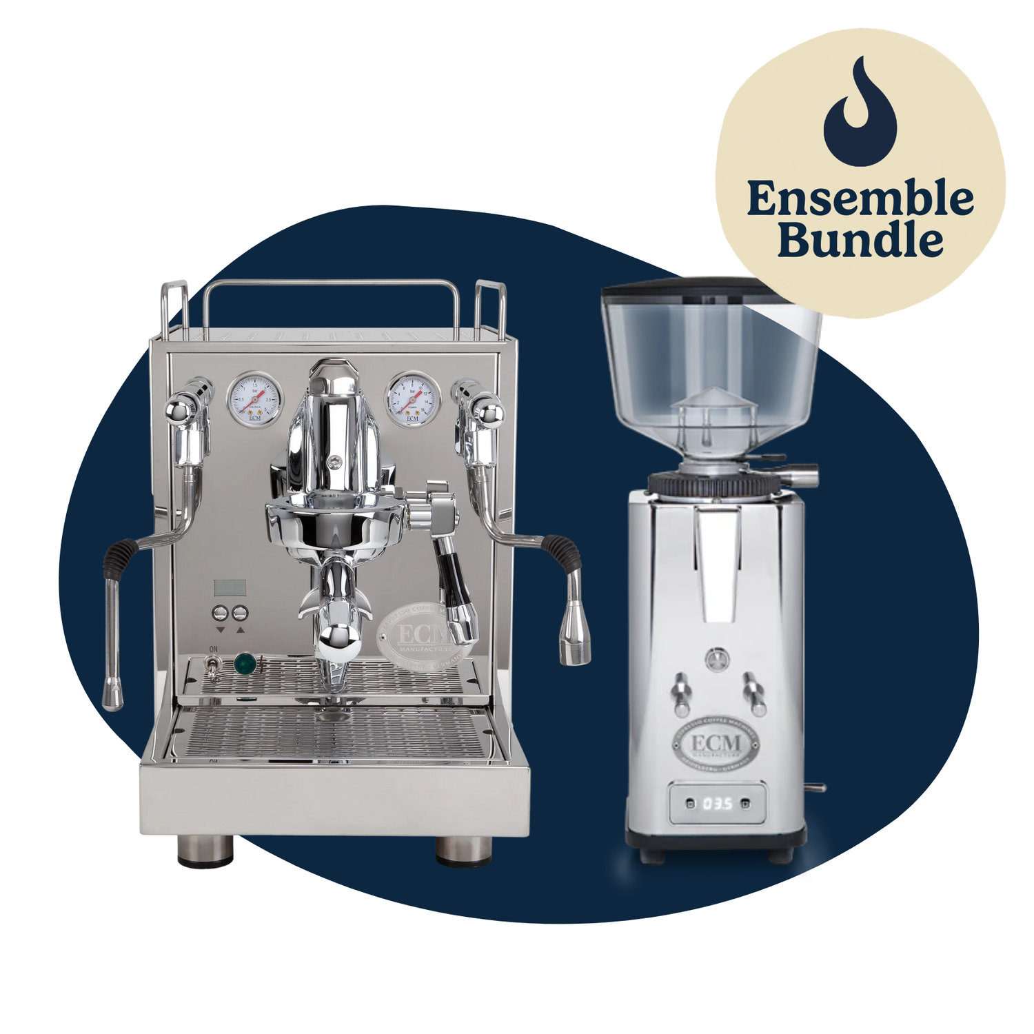 Bundle ECM Mechanika Max Inox & S‑Automatik 64 Inox