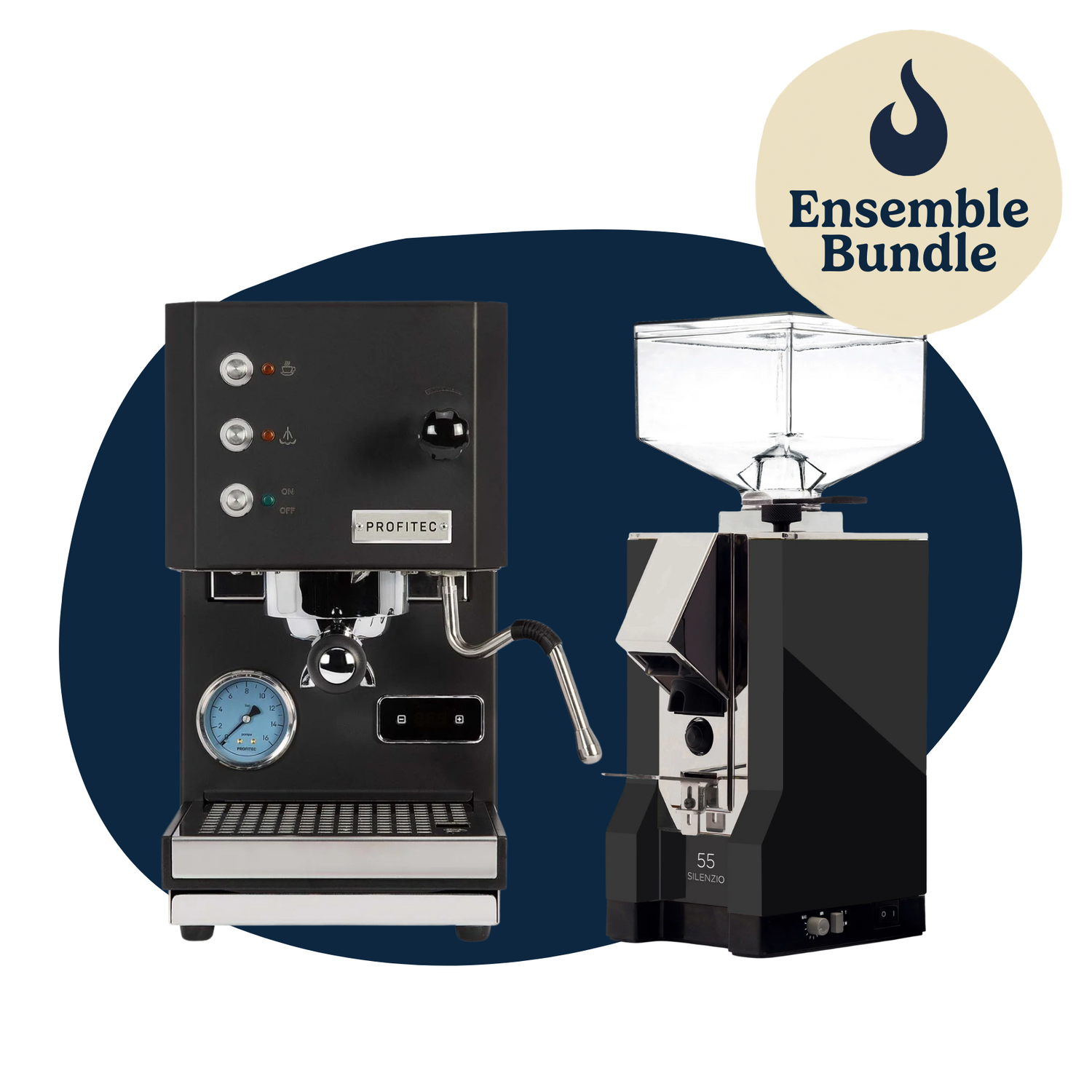 Bundle Profitec Go Black & Eureka Silenzio 55 Black