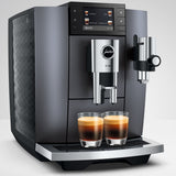 JURA E10: Automatic Coffee Machine, Cold Brew, Light Brew, Sweet Foam, 36 Specialties