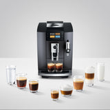 JURA E10: Automatic Coffee Machine, Cold Brew, Light Brew, Sweet Foam, 36 Specialties