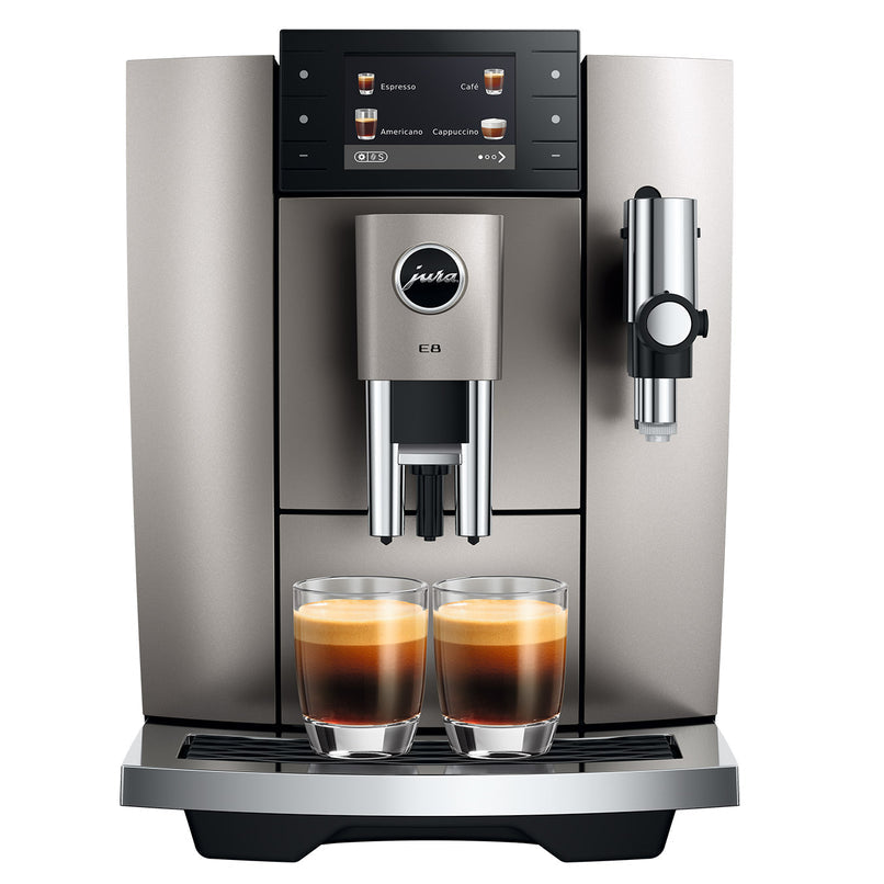 JURA E8 (5th Generation): Automatic Espresso Machine, P.A.G.2 Grinder, 27 Specialties