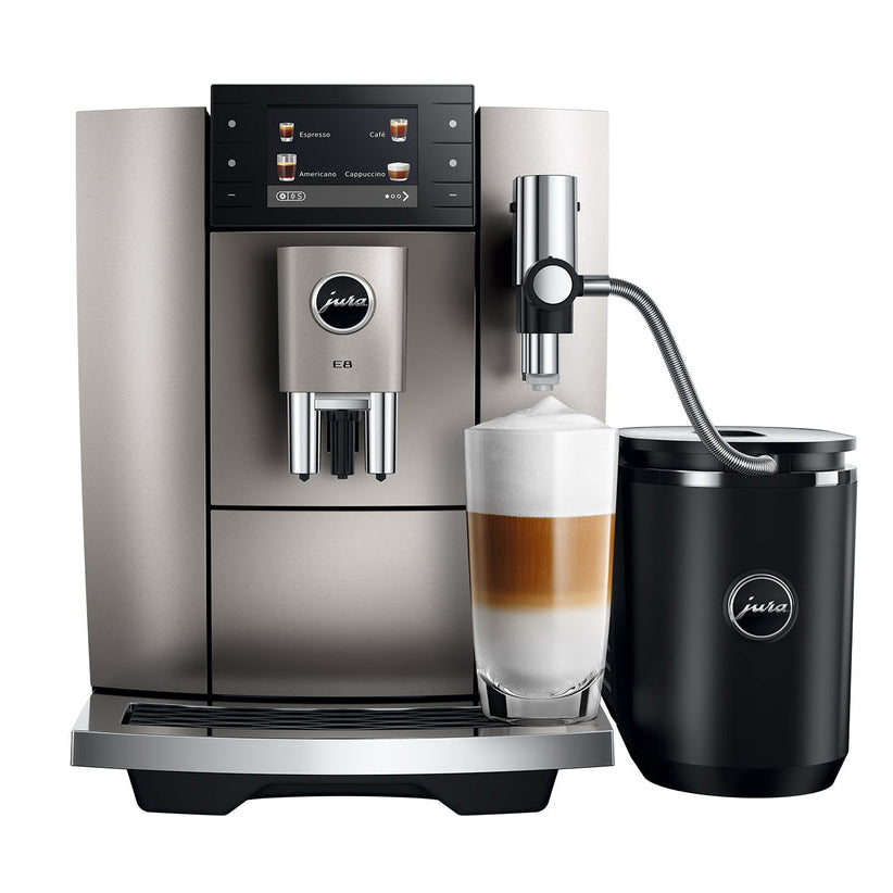 JURA E8 (5th Generation): Automatic Espresso Machine, P.A.G.2 Grinder, 27 Specialties