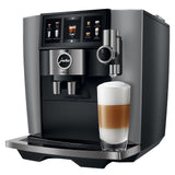 JURA J10 Twin: Automatic Coffee Machine with Dual Grinders, Cold Brew, and Panorama Coffee Panel Touchscreen