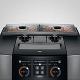 JURA J10 Twin: Automatic Coffee Machine with Dual Grinders, Cold Brew, and Panorama Coffee Panel Touchscreen