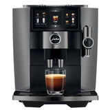 JURA J10 Twin: Automatic Coffee Machine with Dual Grinders, Cold Brew, and Panorama Coffee Panel Touchscreen