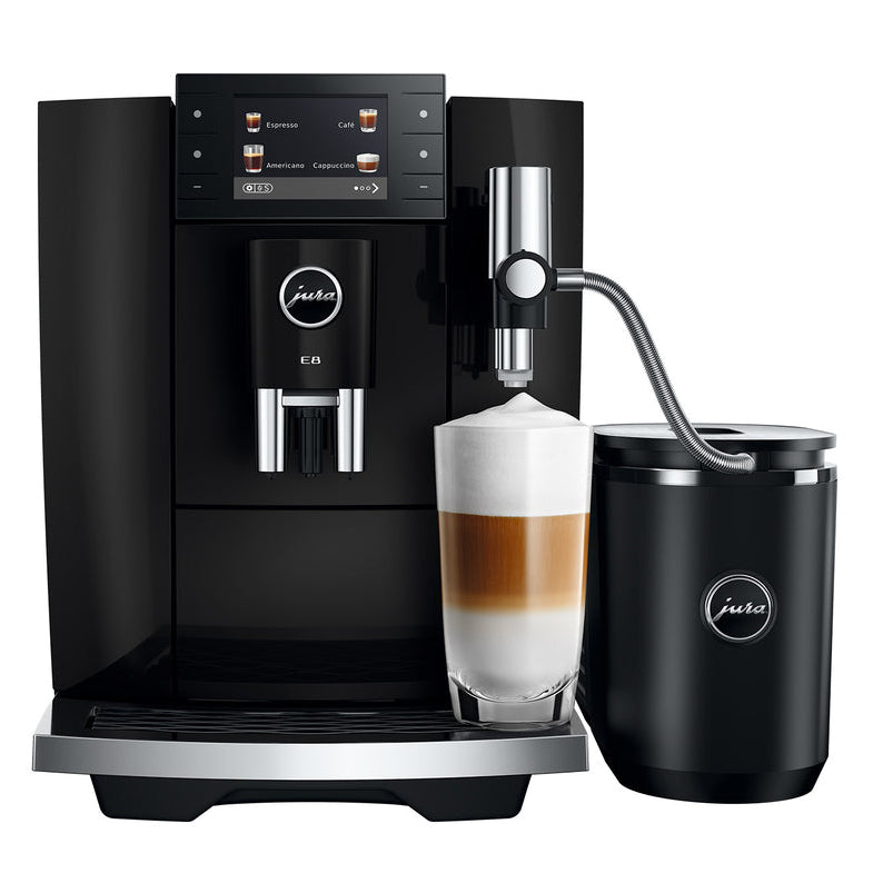 JURA E8 (5th Generation): Automatic Espresso Machine, P.A.G.2 Grinder, 27 Specialties