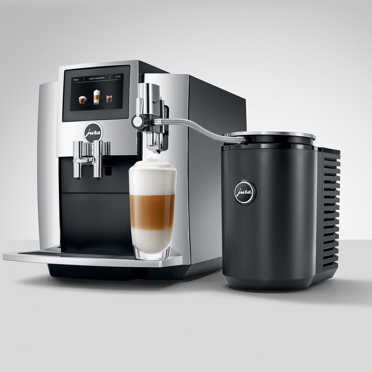 JURA Cool Control 1 L: Milk Cooler, Peltier Cooling to 4 °C, Black or White