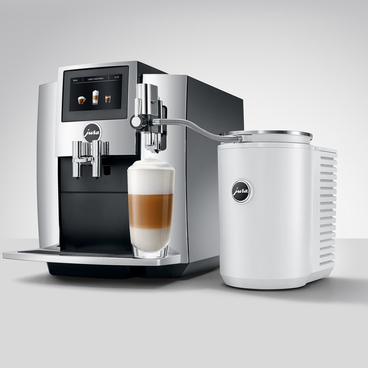 JURA Cool Control 1 L: Milk Cooler, Peltier Cooling to 4 °C, Black or White