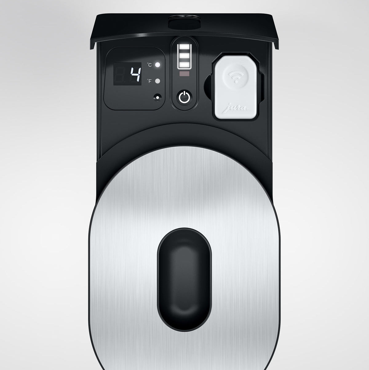 JURA Cool Control 0.6 L: compact milk cooler, Peltier cooling to 4 °C, black or white