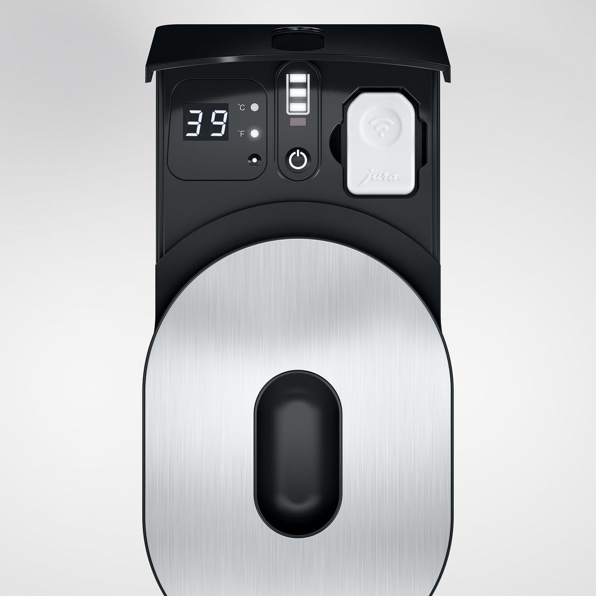 JURA Cool Control 0.6 L: compact milk cooler, Peltier cooling to 4 °C, black or white