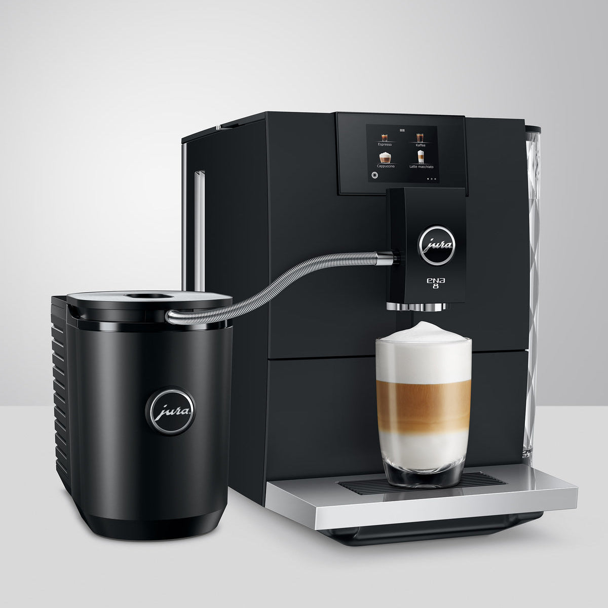 JURA Cool Control 0.6 L: compact milk cooler, Peltier cooling to 4 °C, black or white