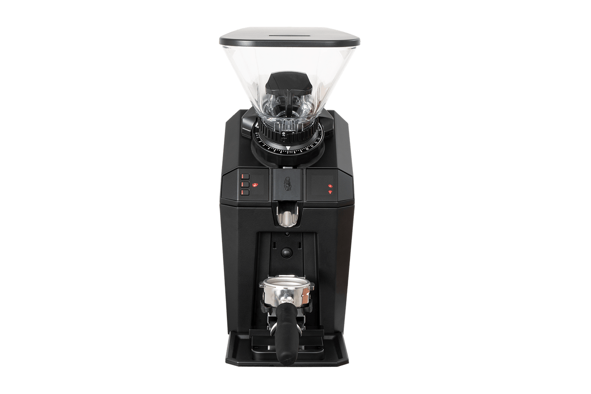 Moulin à espresso commercial La Marzocco Jay avec porte-filtre et balance, meules plates 68 mm