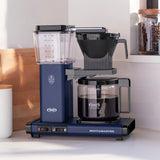 Moccamaster KBGV — Cafetière filtre certifiée SCA, carafe en verre, arrêt automatique, 1,25 L (10 tasses)