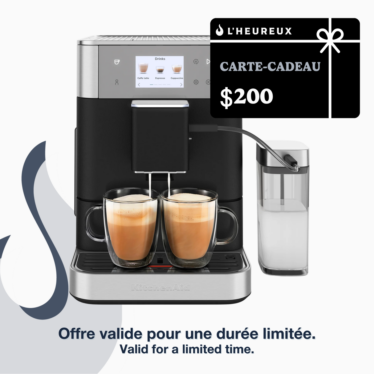 KitchenAid - KF7 Automatic Espresso Machine + free $50 Gift Card