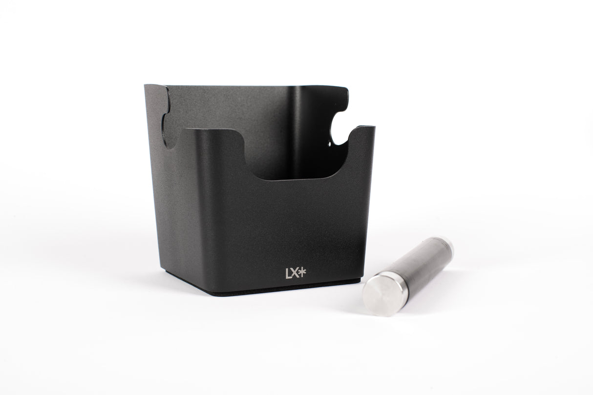 LX - Knockcube - Cube de cognage pour espresso avec barre de frappe amovible et antidérapante