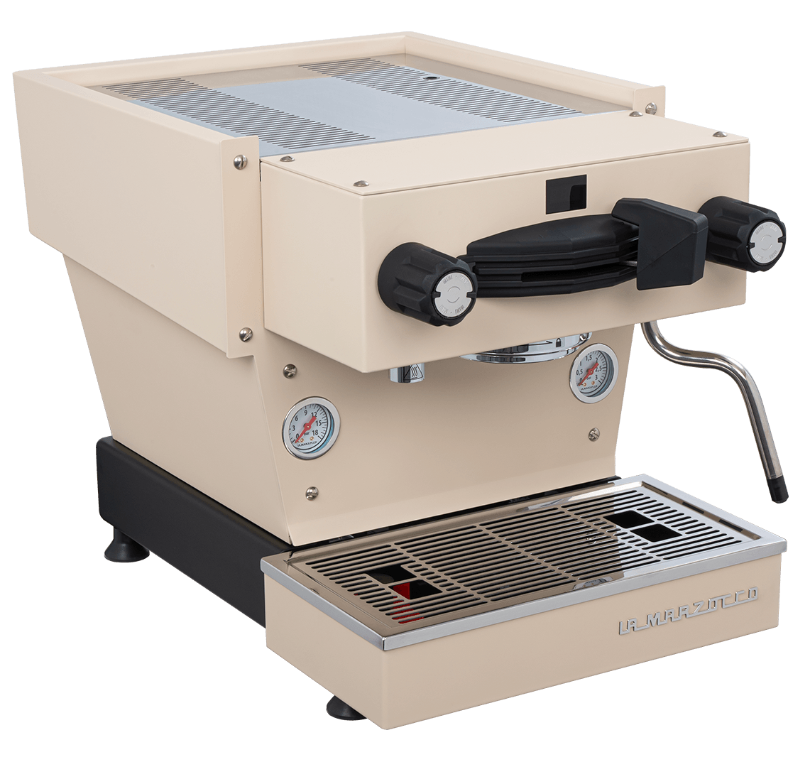 La Marzocco Linea Mini R — Machine à espresso domestique, double chaudière, groupe saturé, pompe rotative, palette manuelle 58 mm