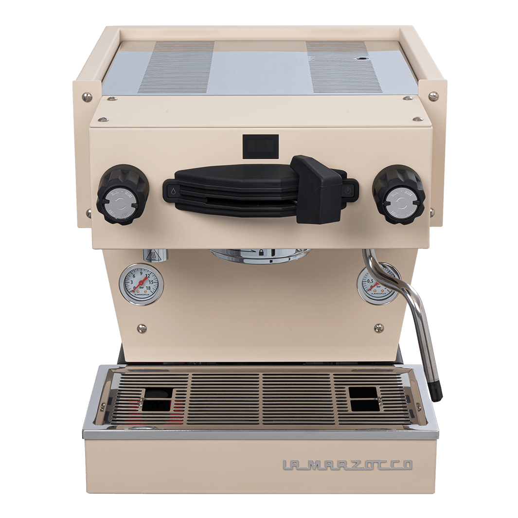 La Marzocco Linea Mini R — Machine à espresso domestique, double chaudière, groupe saturé, pompe rotative, palette manuelle 58 mm