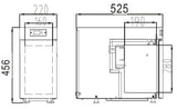 COMMERCIAL MILK FRIDGE BR9C Digital Controls 4.2 L