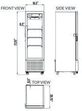 Réfrigérateur New Air NGR-17-77H 8 p3 - 1 Porte vitrée
