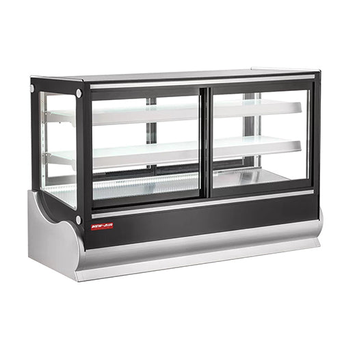 Réfrigérateur présentoir libre-service carré sur comptoir New Air NCDC-48-SV / 9 P3 47.75"L