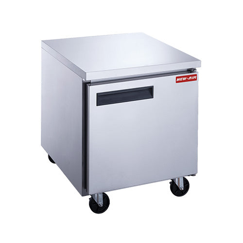 Congélateur sous-comptoir New Air NUR-029-SS - 1 porte pleine inox / 7 P3