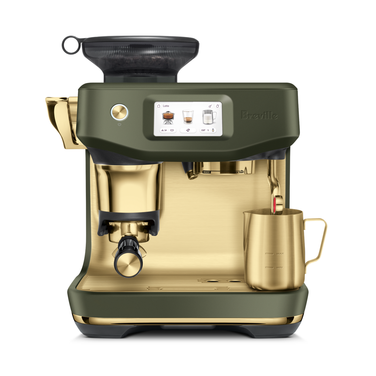 Breville Barista Touch Impress : machine à espresso semi-automatique, moulin Baratza intégré, écran tactile