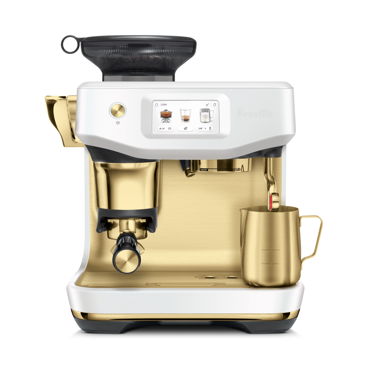 Breville Barista Touch Impress : machine à espresso semi-automatique, moulin Baratza intégré, écran tactile