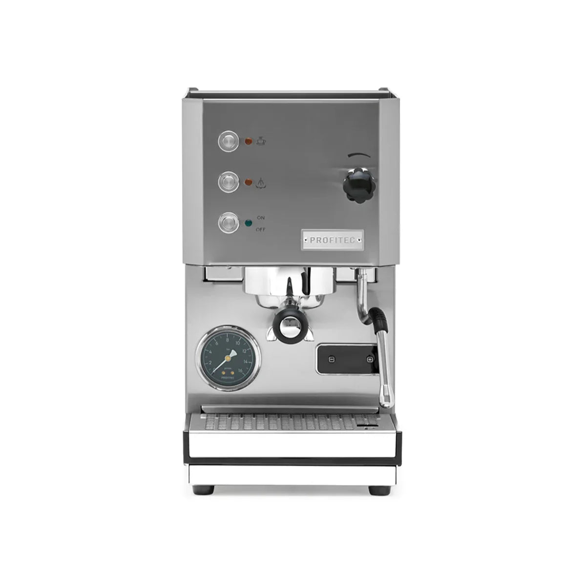 Profitec GO — Vue de côté machine espresso double PID