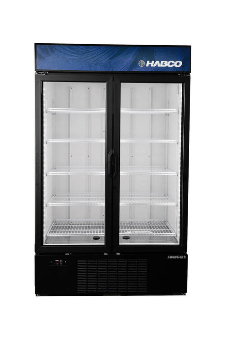 Habco SF46HCBXM Freezer 2 Glass Hinged Doors