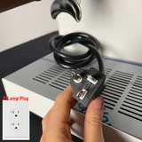 Ascaso Steel Duo 20 amp : machine à espresso domestique à double thermobloc, corps 100 % métal, 58 mm (Boîte ouverte)
