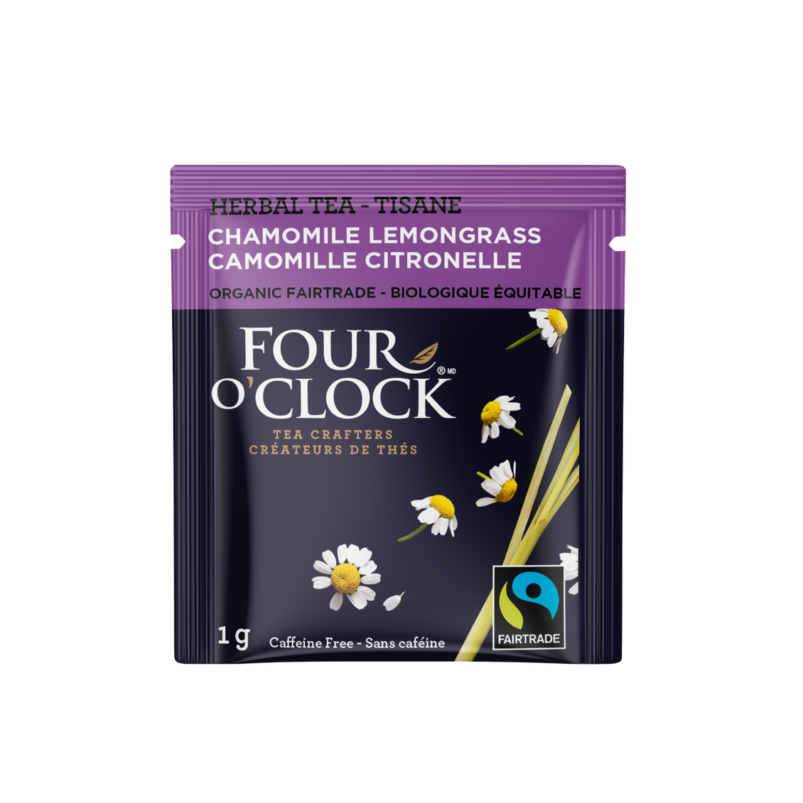 Four O'Clock - Tisane camomille citronnelle biologique & équitable (16 sachets)