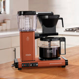 Moccamaster KBGV — Cafetière filtre certifiée SCA, carafe en verre, arrêt automatique, 1,25 L (10 tasses)