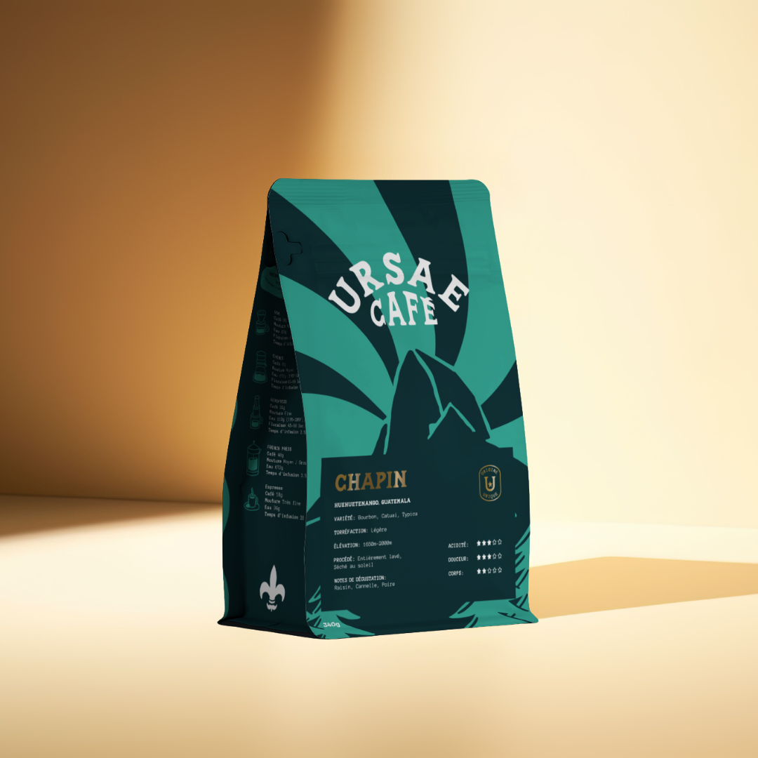 Ursae Chapin Guatemala — Whole Bean Coffee, Light Roast, Huehuetenango, Washed Process