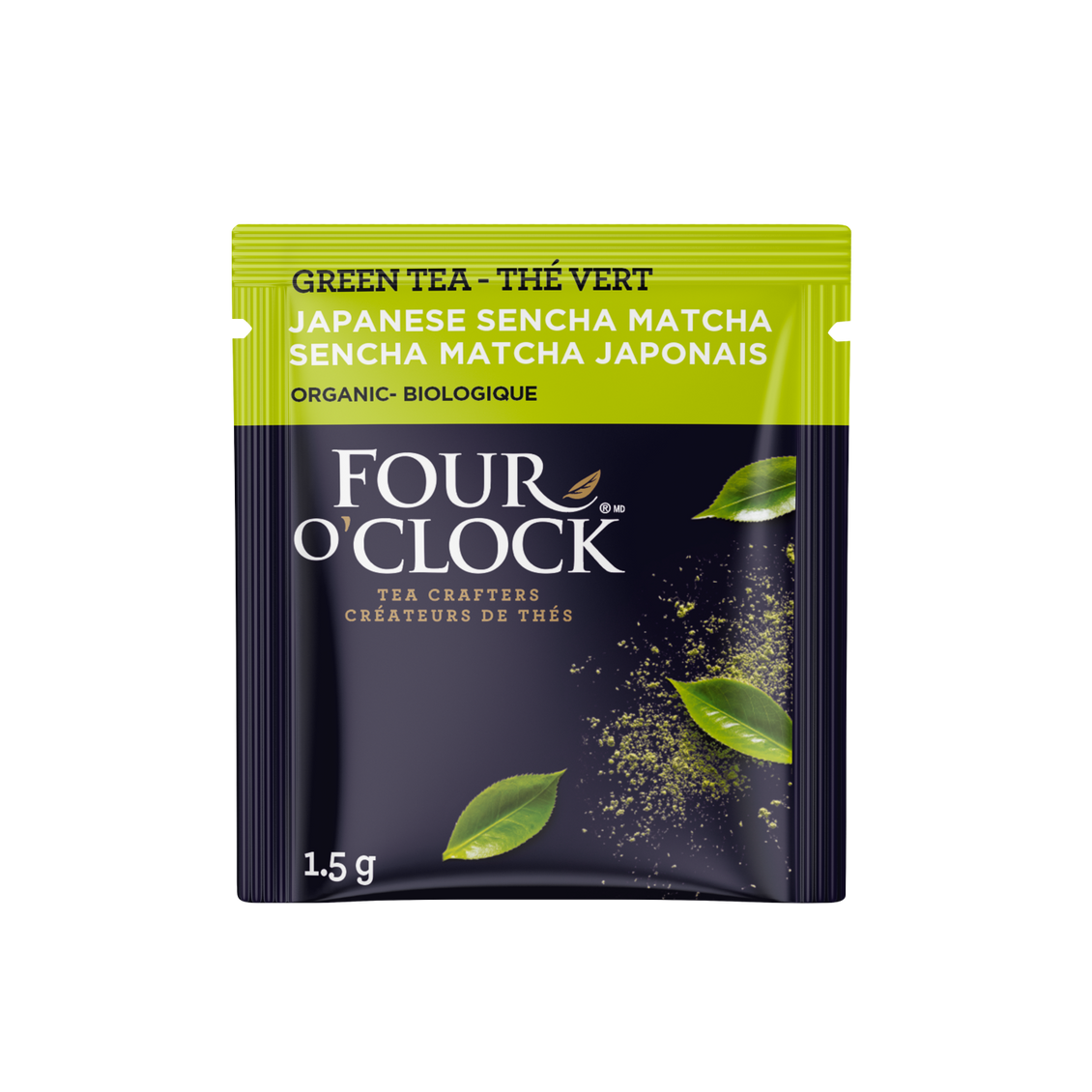 Four O'Clock - Thé vert Sencha Matcha du Japon biologique (16 sachets)
