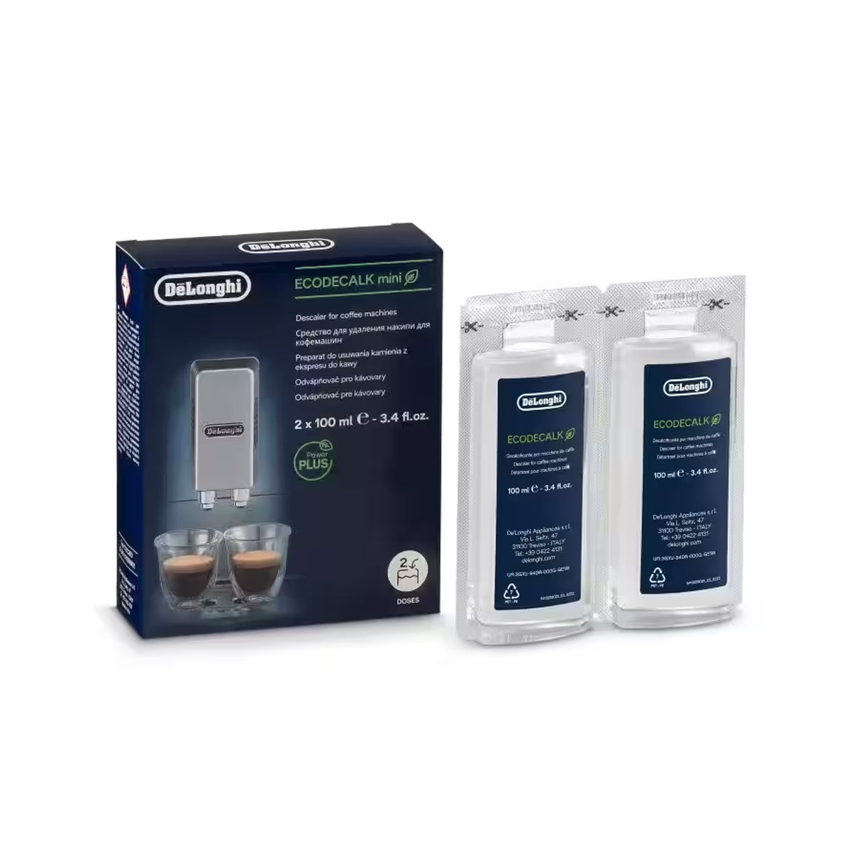 Delonghi EcoDecalk Descaler 2x 100 ml (2 doses)