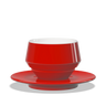 Club House - Tasse à latte & soucoupe Maniko (300 ml)
