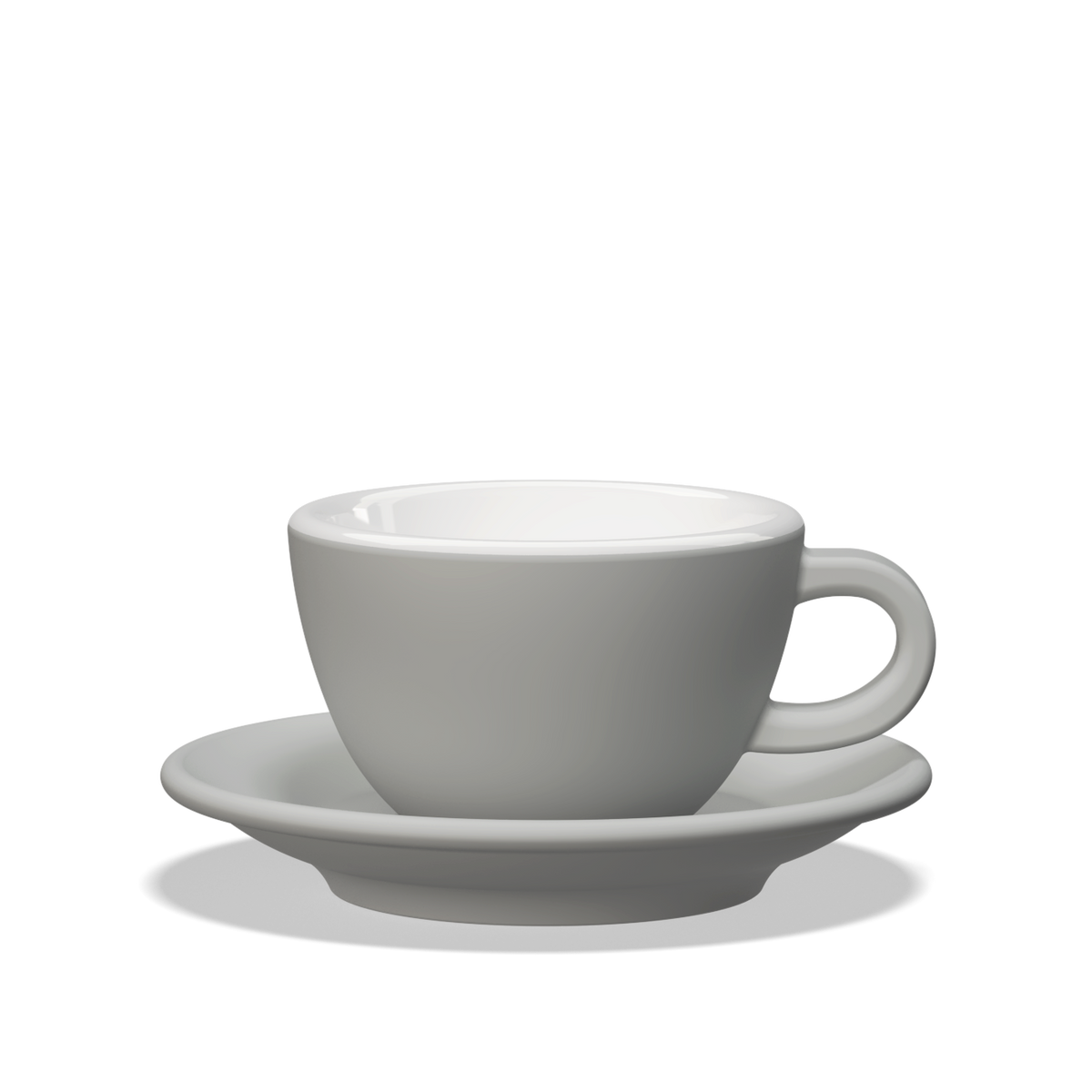 Clubhouse - Tulipano 210ml cappuccino cup with saucer