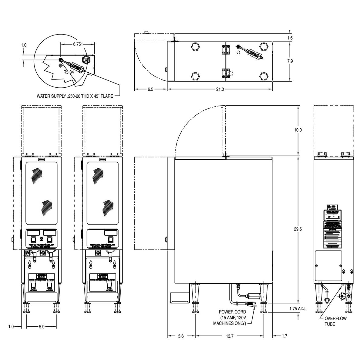 Bunn FMD-2, 120V Black