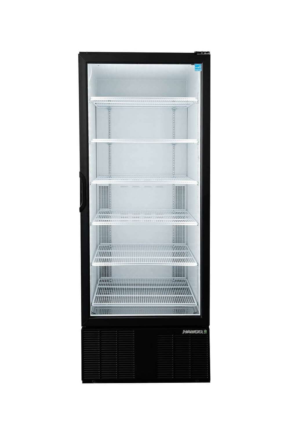 Habco ESM28HCTD refrigerator 1 high glass door Black