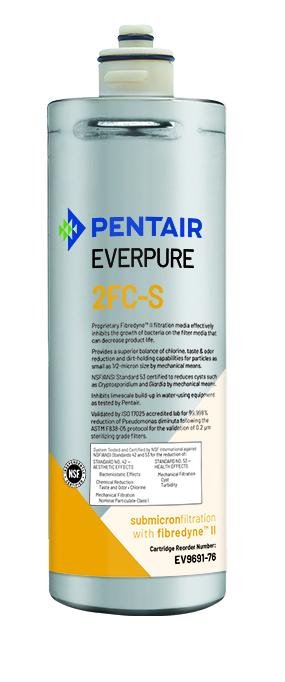 2FC-S Filter Everpure EV9691-76 NSF/ANSI Std. 42 &amp; 53. Scale reduction