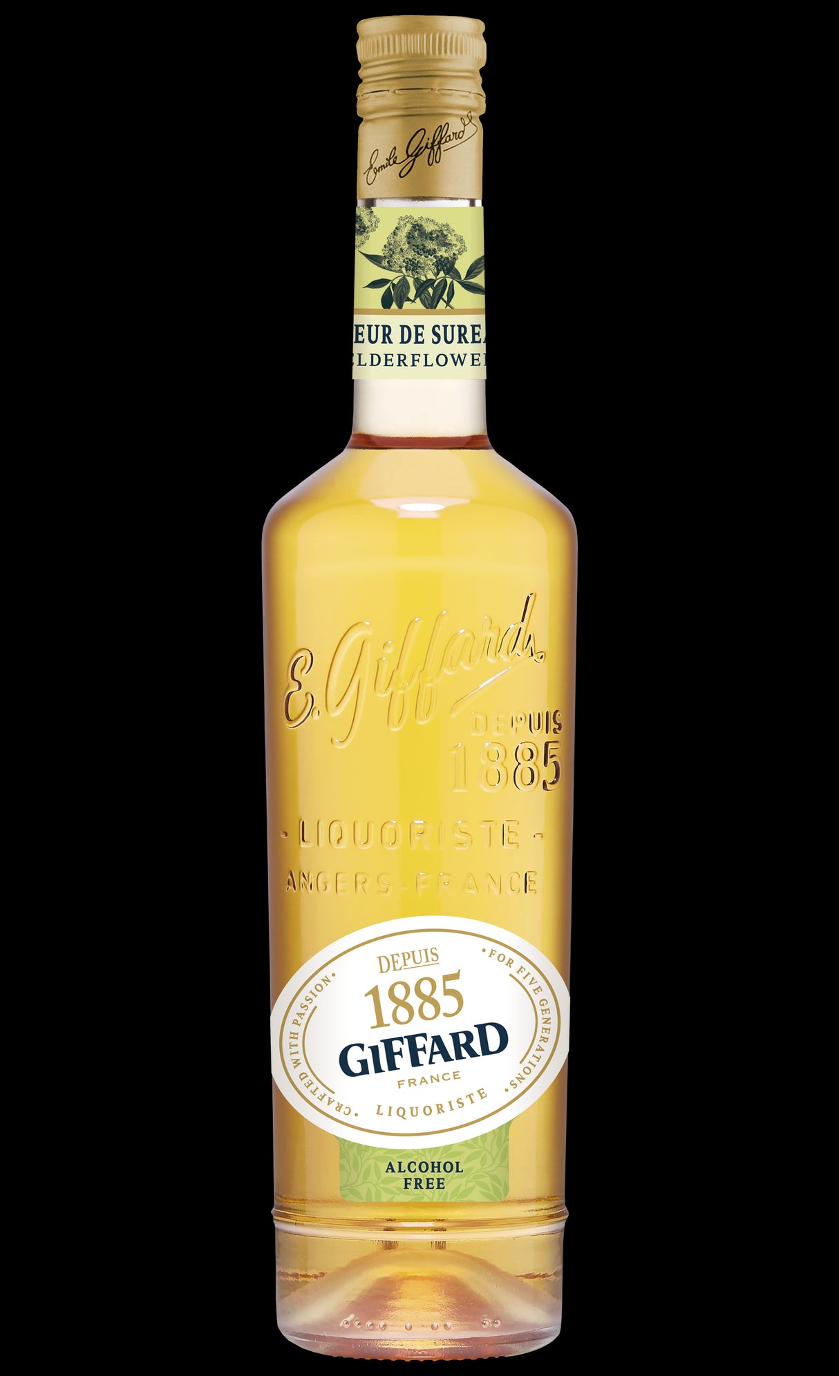 Giffard alcohol-free elderflower liqueur 700ml