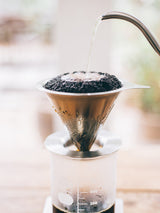 Hario 02 Dual Mesh : infuseur à café en acier inoxydable, double filtre métallique, 1 à 4 tasses