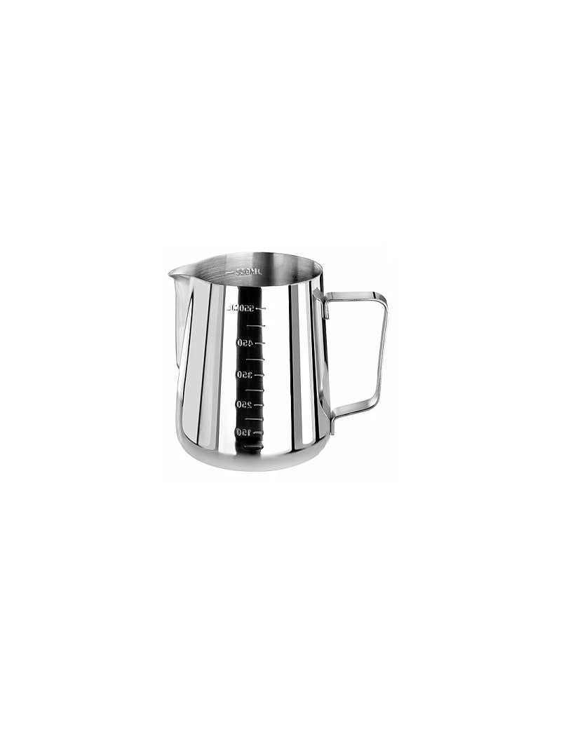 Stainless Steel Milk Pitcher Pour Spout And Measure 550 Ml / 18 Oz Cook