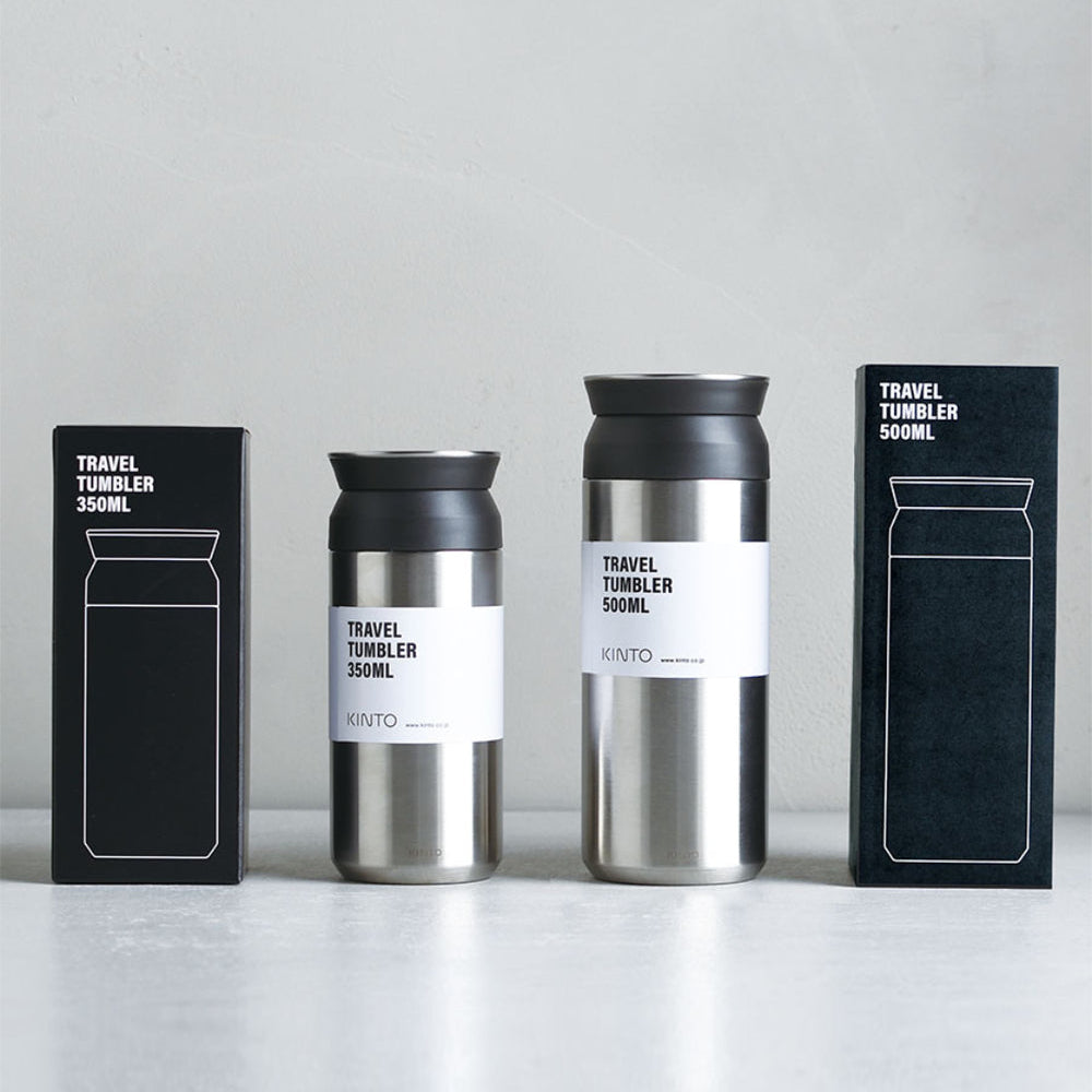 KINTO Travel Tumbler 350 ml : bouteille isotherme en acier inoxydable, chaud et froid 6 heures