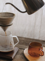 KINTO SEPIA: Amber Glass Cup and Mug, 270ml and 340ml